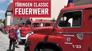 Tübingen Classsic Oldtimerfestival 2024  Historische Feuerwehrautos  Feuerwehr Oldtimer  4K [upl. by Nuahsel]