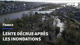 Météo la Vienne en décrue après des inondations historiques  AFP [upl. by Siuqaj]