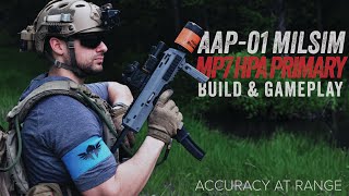 HPA GAS BLOWBACK BUILD amp GAMEPLAY  ACCURATE MILSIM MP7 AAP01 [upl. by Oam]