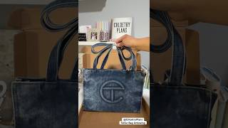 Telfar Denim Tote Unboxing  telfarbag telfar [upl. by Dame]