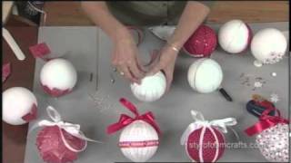 How to Make Five Ornaments in Five Minutes [upl. by Asetal]