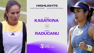 Daria Kasatkina vs Emma Raducanu  2024 Eastbourne Quarterfinal  WTA Match Highlights [upl. by Leonid]