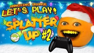 Annoying Orange Lets Play Splatter Up 2 Merry Splatmas [upl. by Milburt]