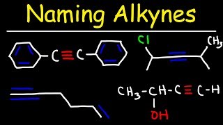 Naming Alkynes  IUPAC Nomenclature amp Common Names [upl. by Sirref187]