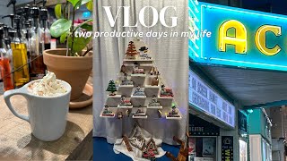 VLOG  two productive days in my life cleaning doing laundry  Christmas craft expo [upl. by Dinse]