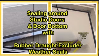 quotSoundproof Sealing Studio Doors with Rubber Draught Excludersquot  DIY Acoustic amp Thermal Insulation [upl. by Ahselef972]