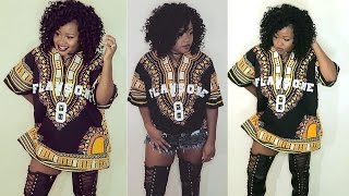 Diy Dashiki Jersey start to finish [upl. by Fish]