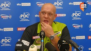 Michael van Gerwen gives HONEST TAKE on Andrew Gilding  reaction to defeating Joe Cullen [upl. by Hemetaf395]