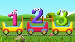 Numbers Song for Children  Learn to Count with Numbers Train [upl. by Okiam]