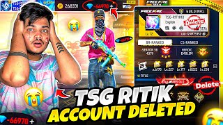 Free Fire TSG Ritik Id Gone 🥲 300000 Diamonds Wasted 💎 Rich To Poor In 10 Mins Garena Free Fire [upl. by Neron]