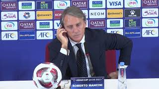 Roberto Mancini quotapologisesquot after South Korea beat Saudi Arabia 42 on penalties in Asian Cup [upl. by Sreip]