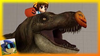 SFM Godzilla 2019 and TRex and Halloween [upl. by Acenes]