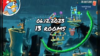 angry birds 2 clan battle 06122023 13 rooms [upl. by Gilly662]