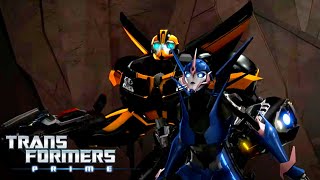 Transformers Prime  Bumblee amp Arcee  Compilation  Animation  Transformers Official [upl. by Reiko453]