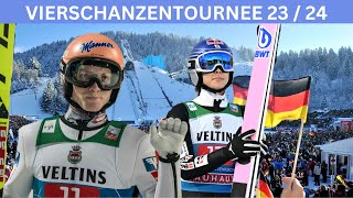 Skispringen Vierschanzentournee GarmischPartenkirchen 1 Durchgang [upl. by Iolanthe295]