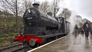 Keighley amp Worth Valley Railway  Postman Pat Visit with 4F 43924 and Railbus M79964 [upl. by Nivre]