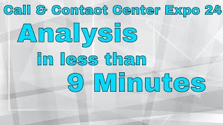 Conference Whispers Call and Contact Center Expo 24 Analysis [upl. by Reinal]