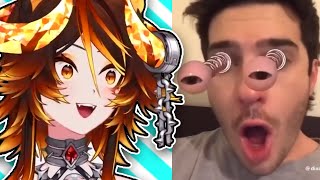 Sinder Reacts to Funny Meme Compilations【VTuber】 [upl. by Barcellona646]