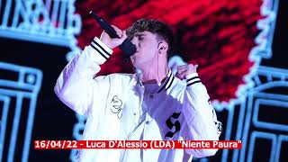 160422  Luca DAlessio LDA quotNiente Pauraquot audio [upl. by Garin]