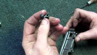 Gunsmithing Disassembly and Reassembly Mauser C96 quotThe Broomhandlequot Gunworks [upl. by Vladimir]