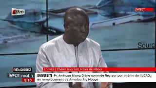 l´invite d´infos matin  Cheikh Issa Sall Maire de Mbour  11 septembre 2024 [upl. by Enelra]