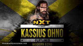 WWE NXT  quotFlatlinedquot by Modern Echo Kassius Ohno 1st Theme Song [upl. by Anirahtak453]