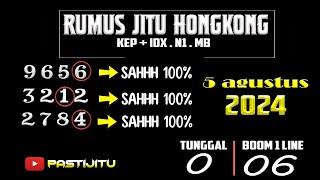 PREDIKSI HK 5 AGUSTUS 2024  BOCORAN TOGEL HONGKONG MALAM INI  RUMUS KEPALA EKOR HK JITU [upl. by Asit935]