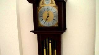 FHS WESTMINSTER CHIME LONGCASE GRANDMOTHER CLOCK [upl. by Supen]