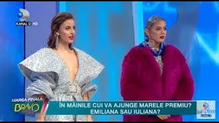 Bravo ai stil 1712  Emiliana si Iuliana la un pas de marele premiu Cine a castigat [upl. by Inahpets]