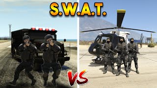 GTA 5 SWAT VS GTA 4 NOOSE  WHICH IS BEST [upl. by Assirt252]