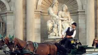 Horsedrawn Carriages in Vienna [upl. by Almeeta]