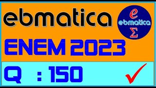 ENEM Questão 150 2023–Amarelo – A água utilizada pelos 75 moradores ebmatica enem2024 dozzus [upl. by Niddala102]