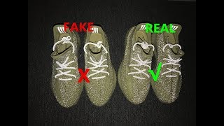 REAL VS FAKE Adidas Yeezy Boost 350 V2 Antlia Reflective Comparison video [upl. by Angelle]