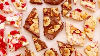 Frozen Yogurt Bark Easy Snack Recipe  Gemmas Bigger Bolder Baking [upl. by Marbut]