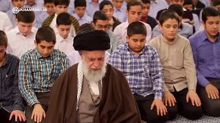 shia congregational prayer in iran  prayer by ayatollah seyyed ali khamenei  shiite  syiah solat [upl. by Wilden700]