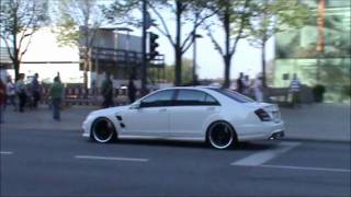 LORINSER Mercedes S63 AMG very loud acellerationsounds [upl. by Tracay942]