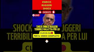 NOTIZIA SHOCKSCONVOLGENTE ENRICO RUGGERI MALATTIA PER LUI FAN PREOCCUPATI shorts [upl. by Doownelg]