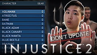 Injustice 2 DONT UPDATE YOUR GAME Gear Disappearing FIX [upl. by Cantlon]