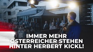 🇦🇹Immer mehr Österreicher stehen hinter Herbert Kickl🇦🇹 [upl. by Tiras]