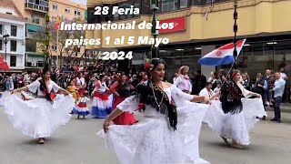 28 Feria Internacional de Feria de los Países 1 al 5 mayo 2024 Spain FuengirolaFIP parades [upl. by Naiva]