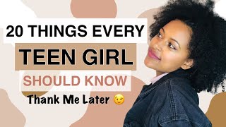 20 Things Every Teen Girl NEEDS To Know Realest Advice For Teen Girls 2023 [upl. by Ailahtan203]