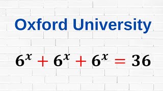 A Hard Algebra Problem  Nobody Can Solve  Oxford University [upl. by Hgeilyak]