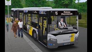 Omsi 2  Busbetrieb Simulator  Scania GN14  ZF Ecomat  De Lijn Vlaanderen  De Decker  Rheinhaus [upl. by Sama35]