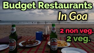 Budget Restaurants in north Goa  Best budget restaurant in baga calangute goa  best hotels in Goa [upl. by Irtimd369]