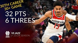 Jordan Poole hits first eight shots scores 32 PTS vs Jazz [upl. by Carmon]