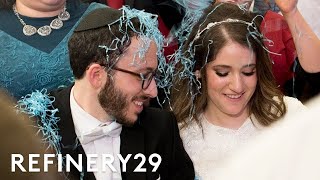 The Deep Meaning Behind An Orthodox Jewish Wedding  World Wide Wed  Refinery29 [upl. by Grizelda256]