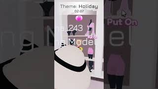 DTI but the theme is holiday dresstoimpress dti roblox [upl. by Uhn]