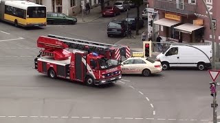 2x DLK Berliner Feuerwehr FW Neukölln [upl. by Raviv]