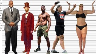 Francis Ngannou Height Comparison ✅ [upl. by Aibar]