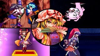 東方憑依華 ～ AoCF  All Special PreFight Intros Mamizous Interactions Spell Cards amp Last Words [upl. by Phillis]